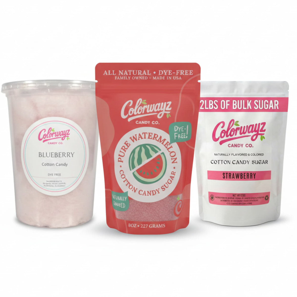 Watermelon Cotton Candy – Dye-Free | Colorwayz